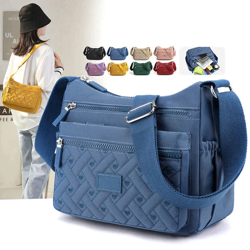 Borsa estiva da donna | Piccola, con tasche con cerniera