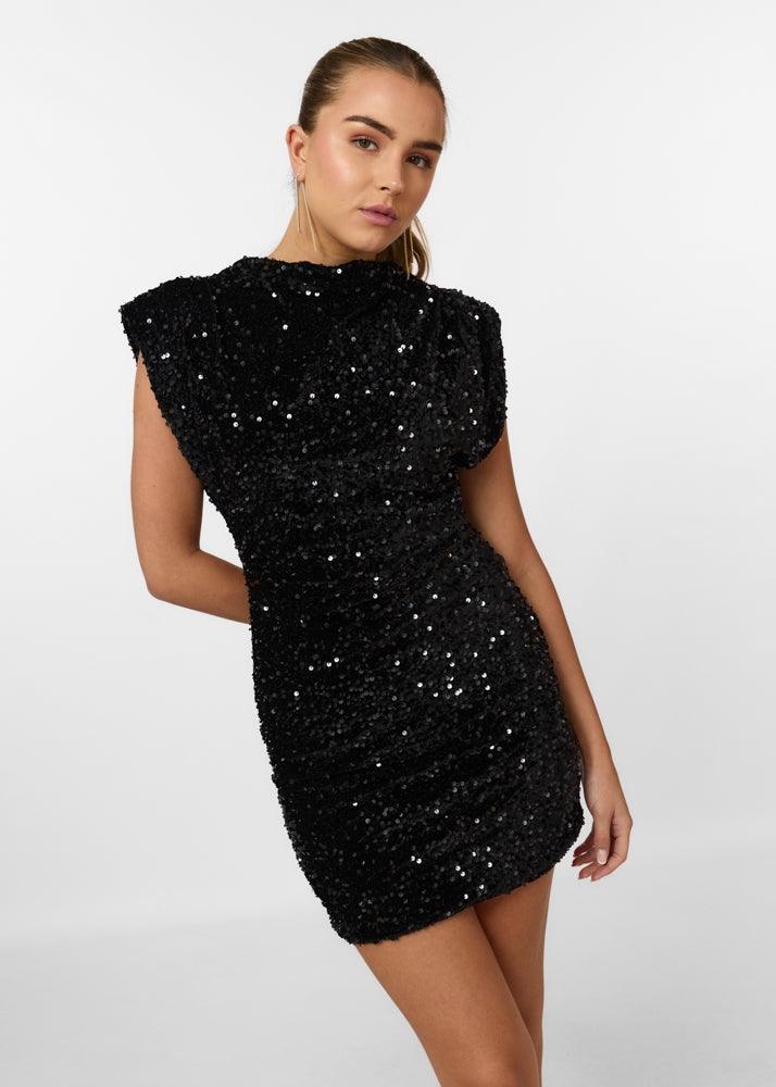 Dames Pailletten Avondjurk | Mini