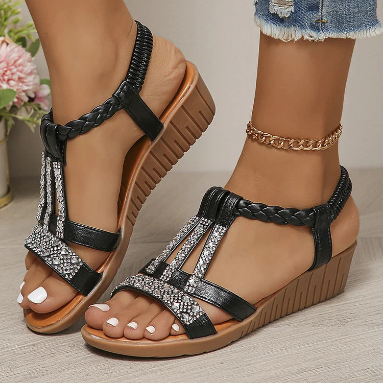 Dames Elegante Sandalen | Plateau Riemen