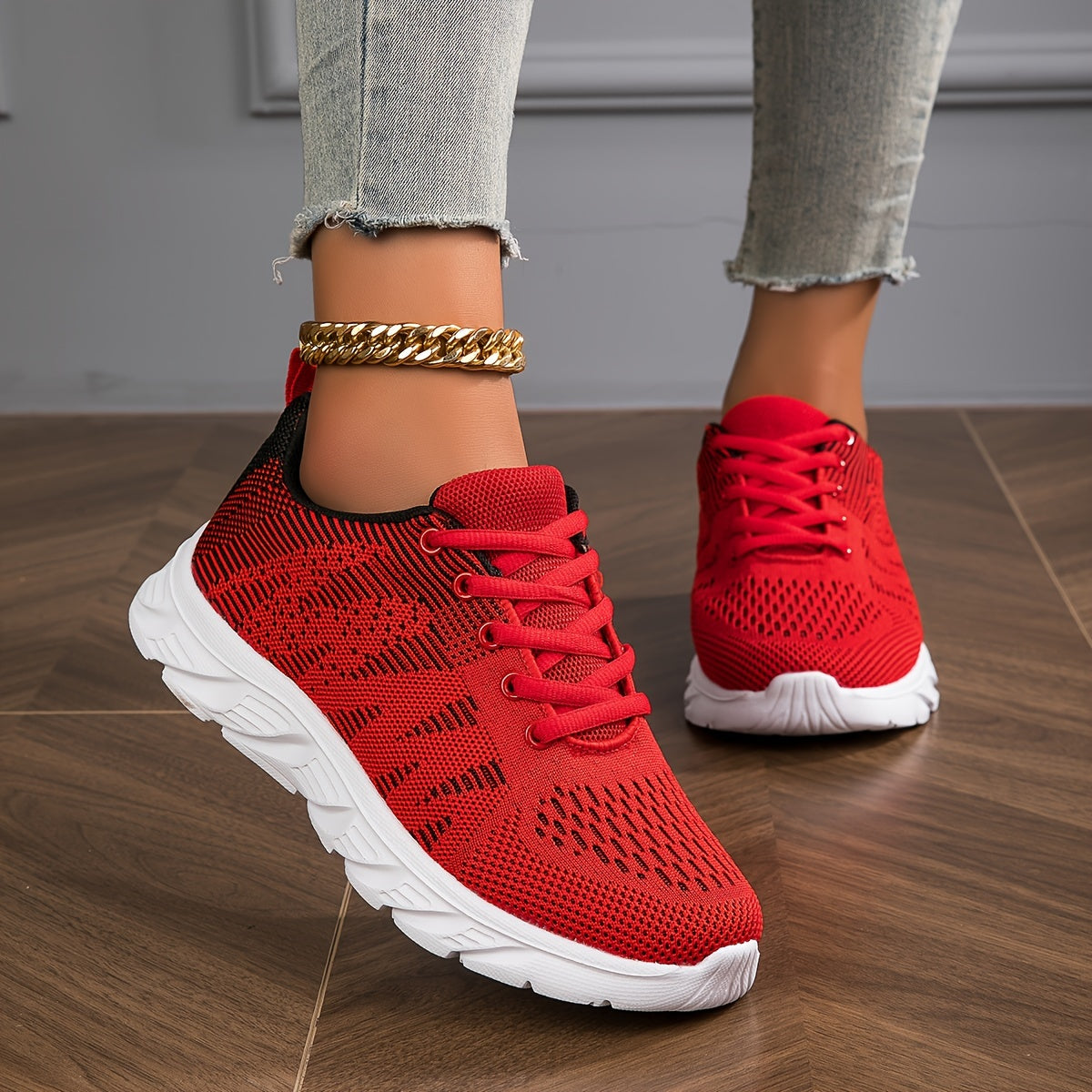 Dames Comfortabele Ademend Hardloopschoenen | Lichtgewicht Slipvast