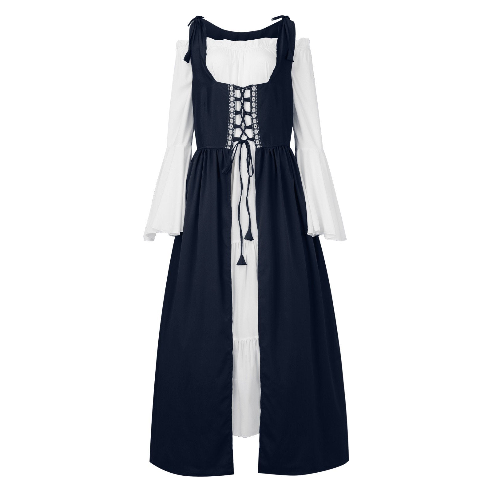 Dames Vintage Jurk | Lang, A-Lijn