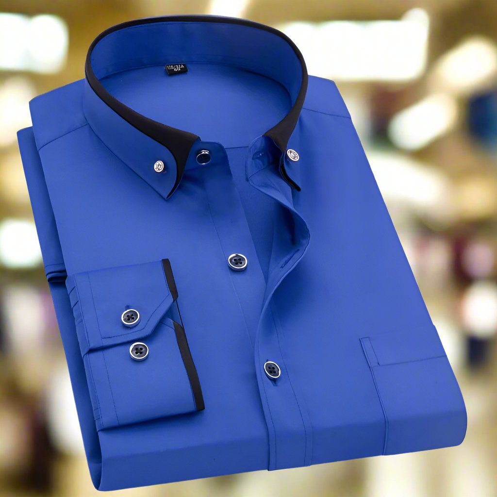 Heren Pullover Hemd | Manschettenknopen