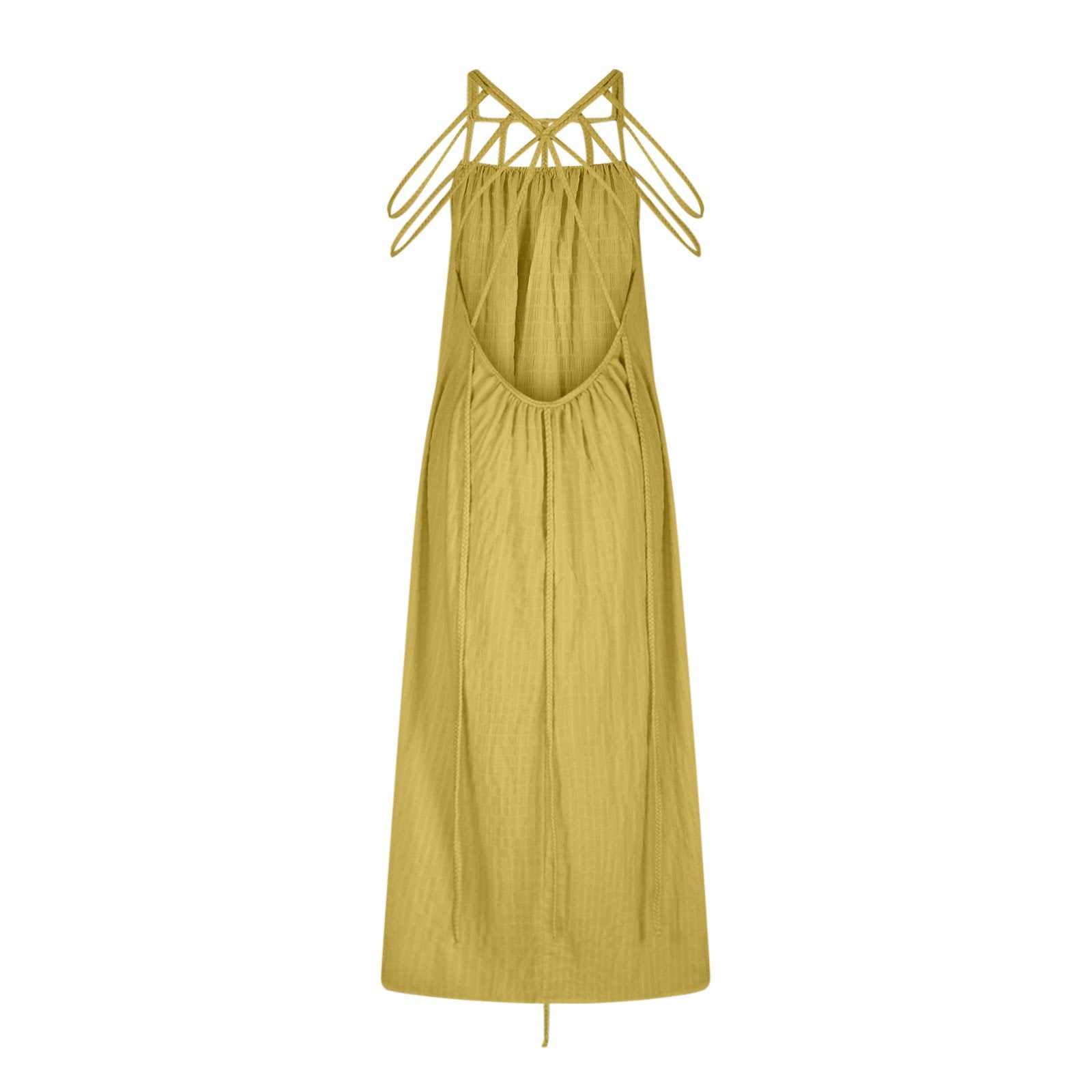 Dames Geplooide Strandjurk Zomerjurk | Maxi