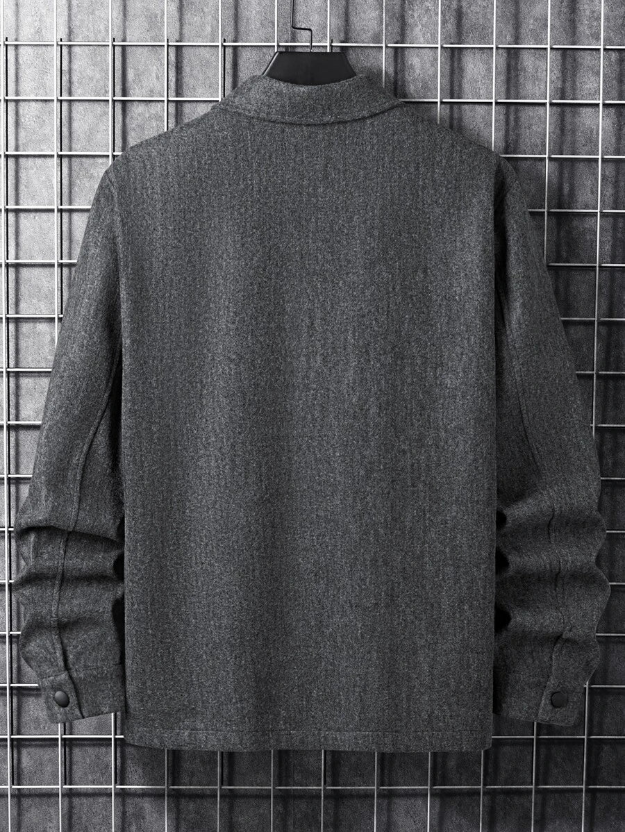 Heren Pullover Hemd | Langarm