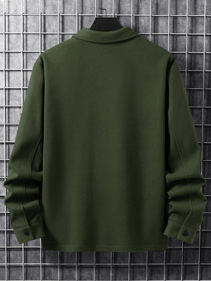 Heren Pullover Hemd | Langarm