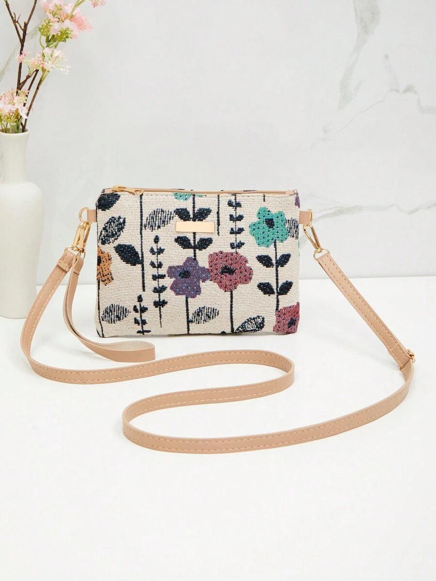 Dames Kleine Zomer Rieten Tas | Modern, Met Leren Schouderriem