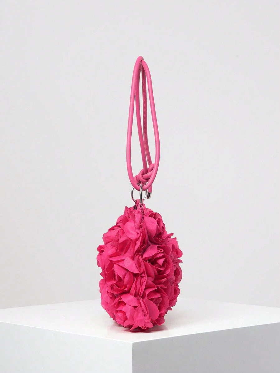 Dames Bohemian Zomer Rieten Tas | Klein, Met Gehaakt Design