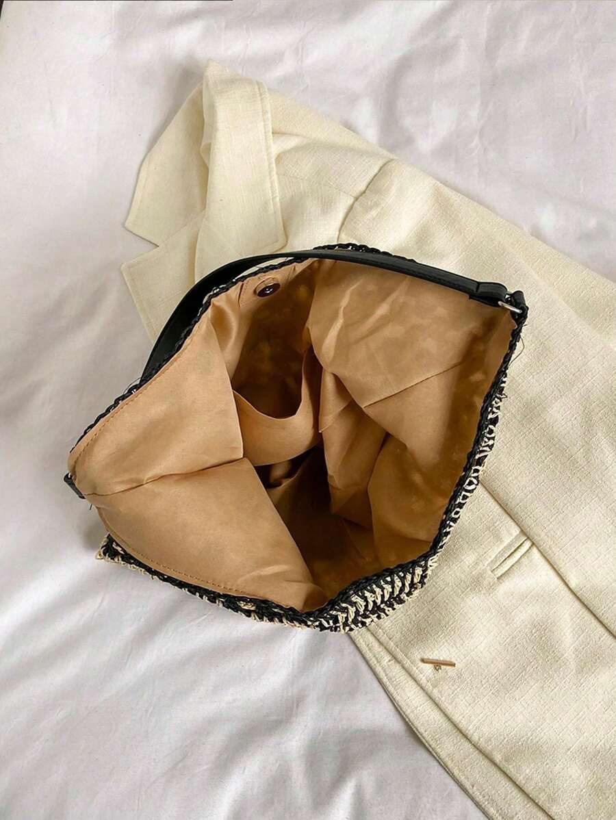 Dames Bohemian Zomer Rieten Tas | Groot, Gehaakt Design