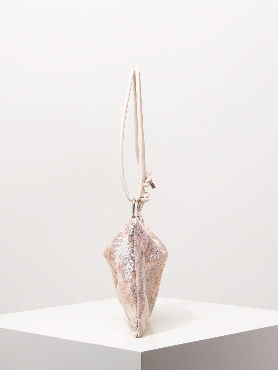 Dames Bohemian Zomer Rieten Tas | Klein, Met Gehaakt Design