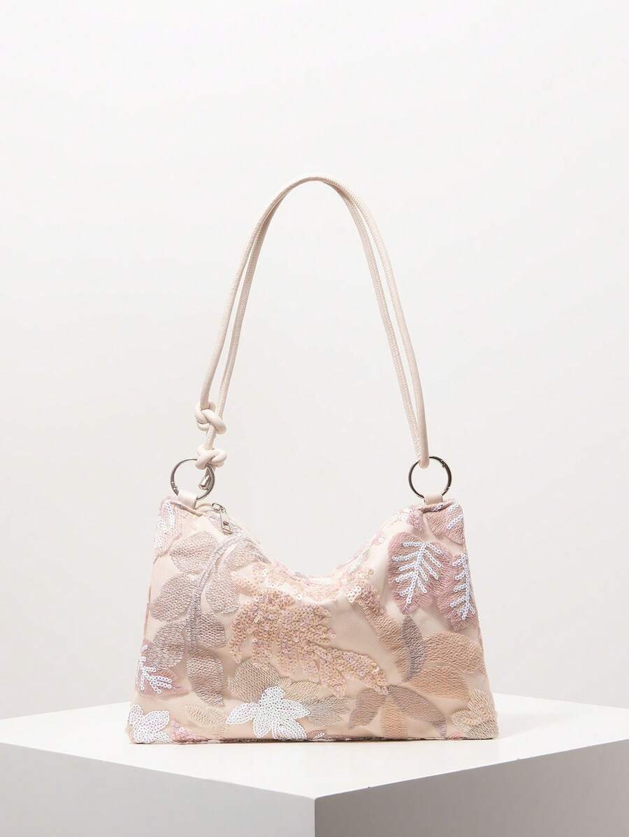 Dames Bohemian Zomer Rieten Tas | Klein, Met Gehaakt Design