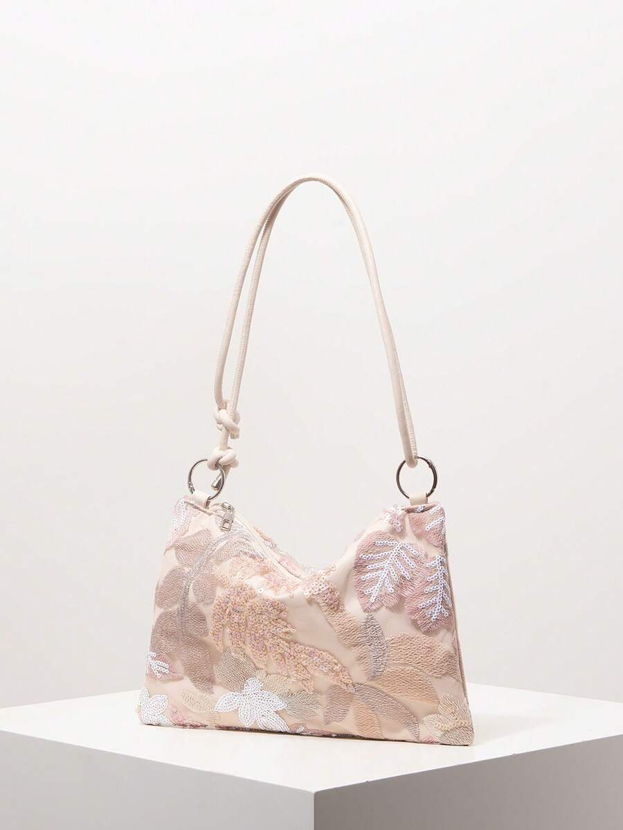 Dames Bohemian Zomer Rieten Tas | Klein, Met Gehaakt Design