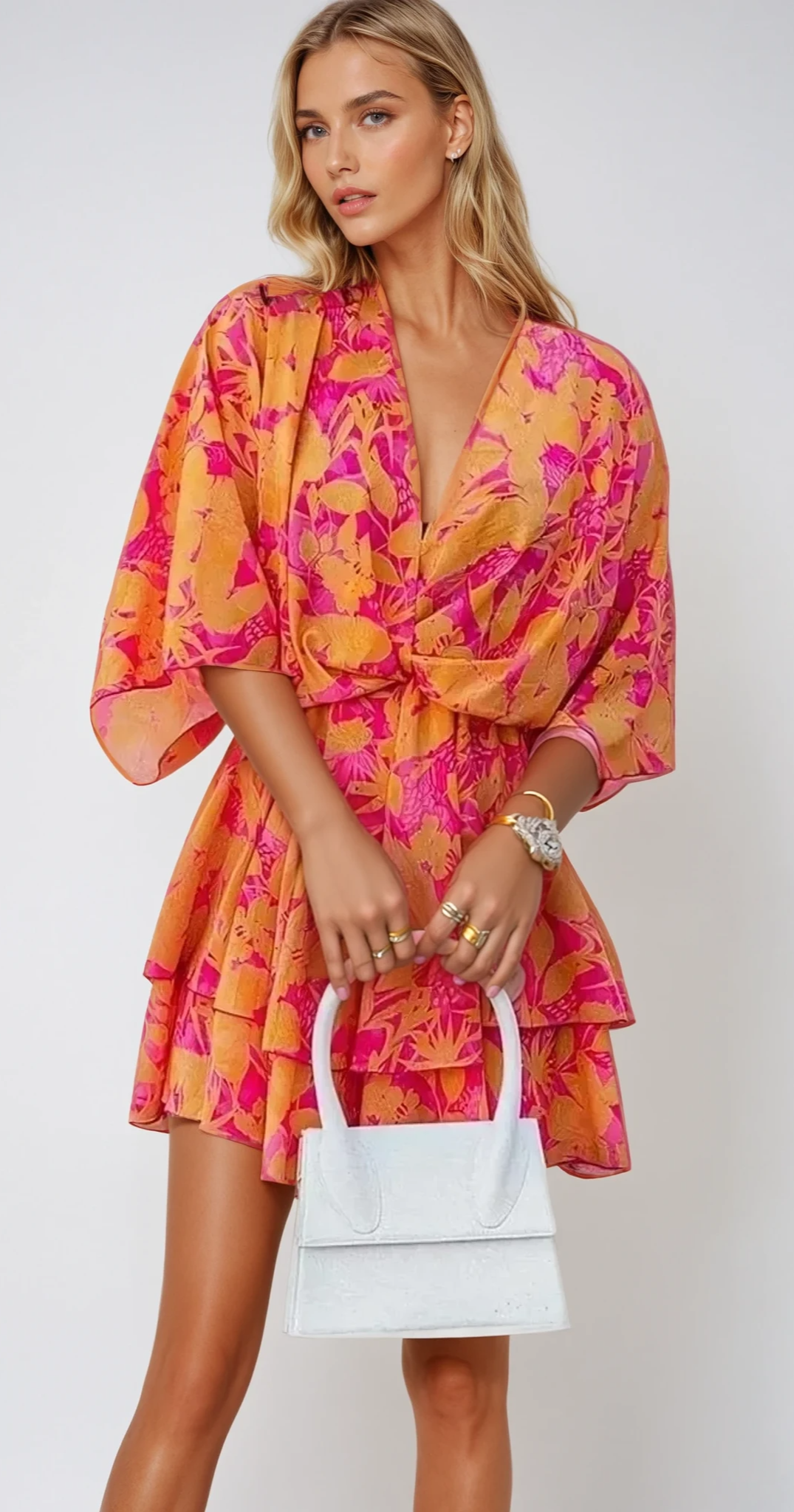 Mila | Dames elegante cocktail zomerjurk | Mini