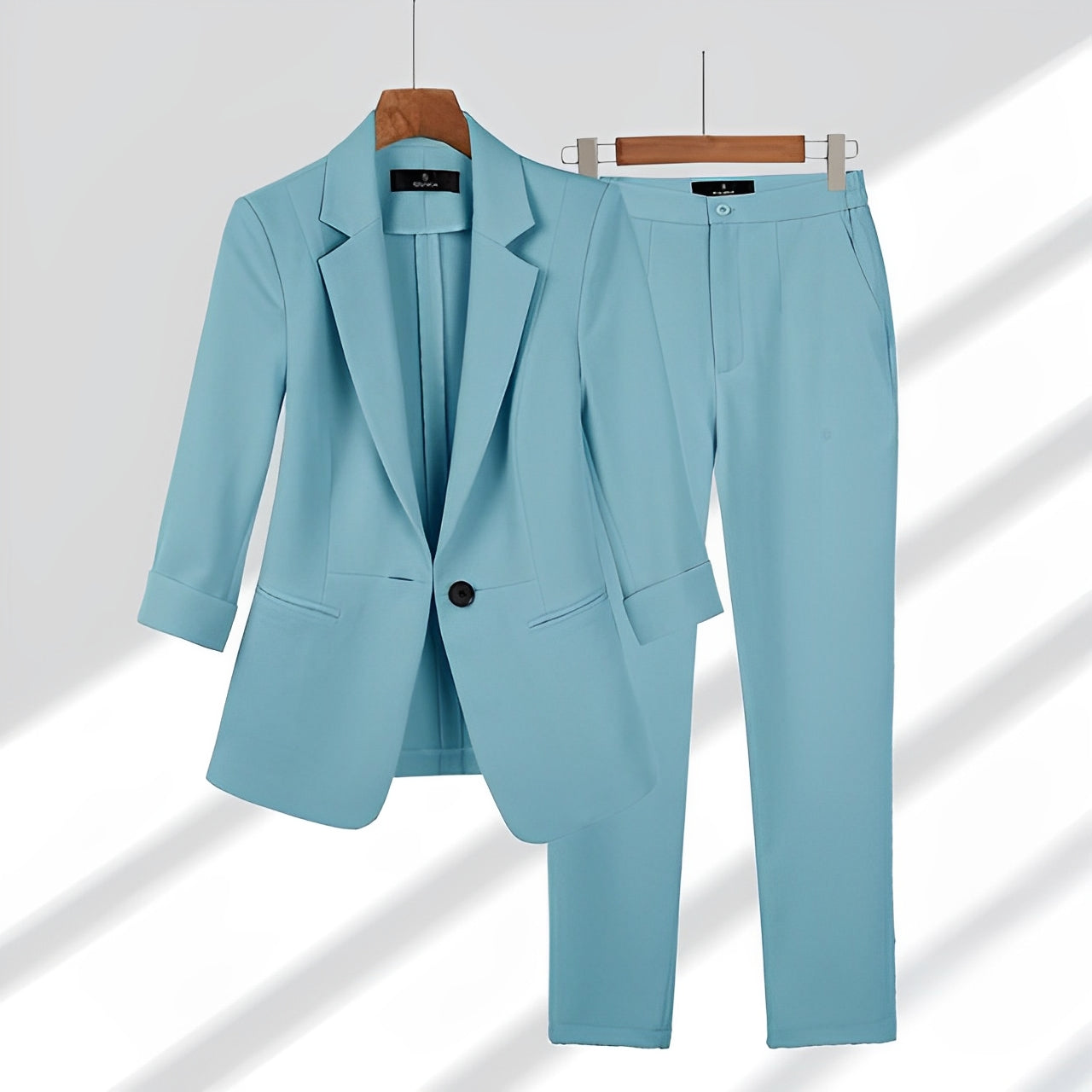Dames Elegant Zomers Anzug Set | Slim Fit, Met Hosen