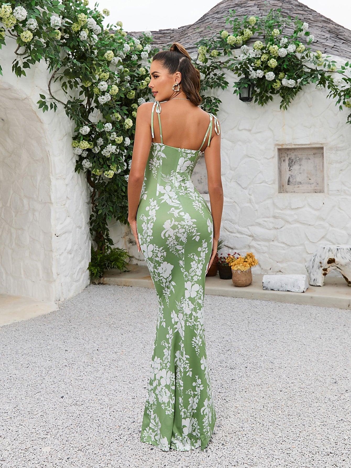Dames Elegante Slankmakende Zomerjurk | Maxi