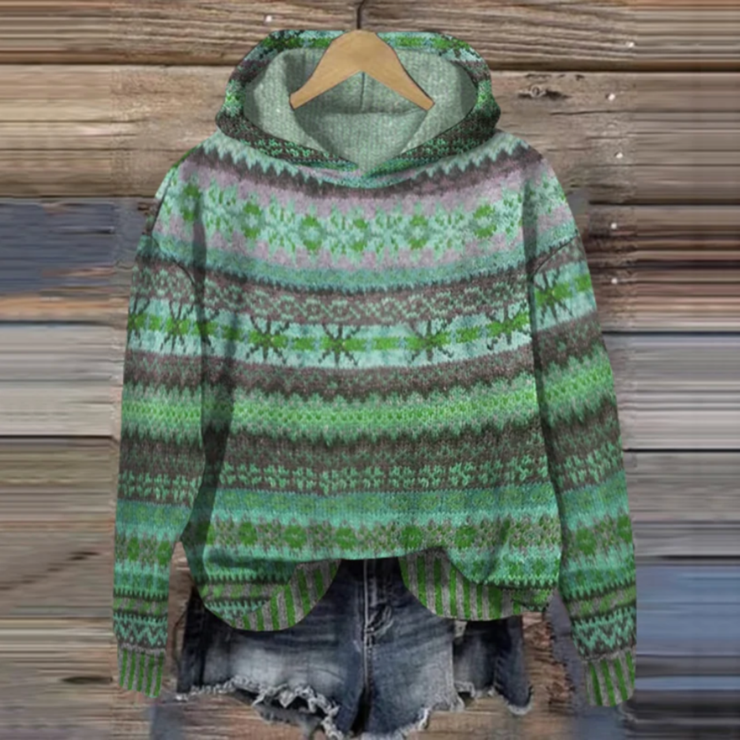 Dames Winter Pullover | Noors, Met Capuchon