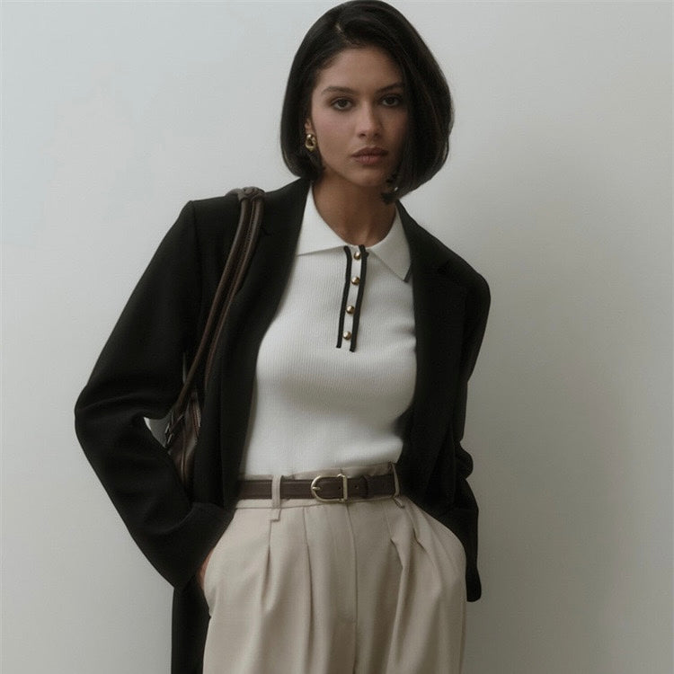 Dames Zomer Poloshirt | Kurzarm, Getailleerd