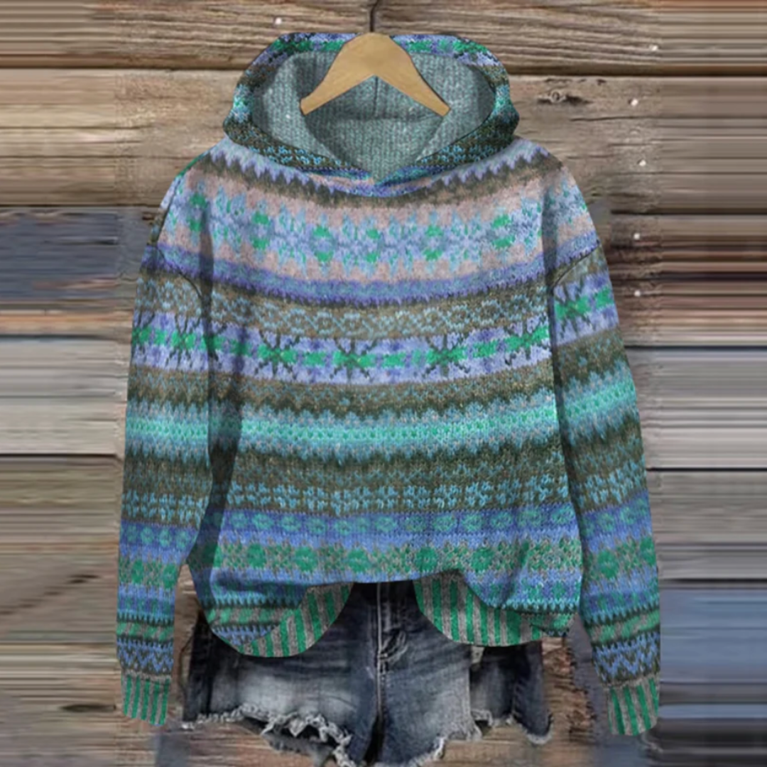 Dames Winter Pullover | Noors, Met Capuchon