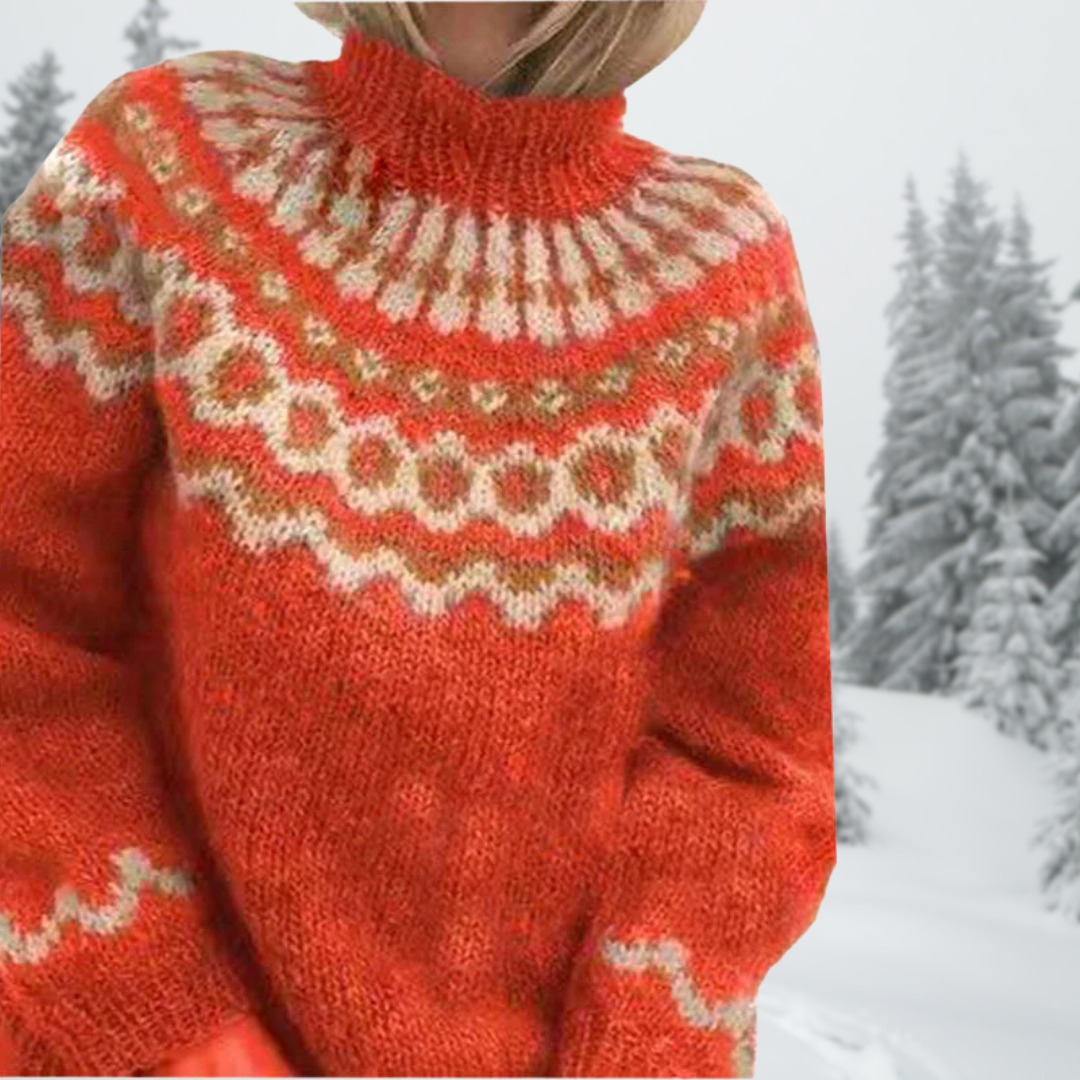 Dames Gebreide Pullover | Norweger, Warm