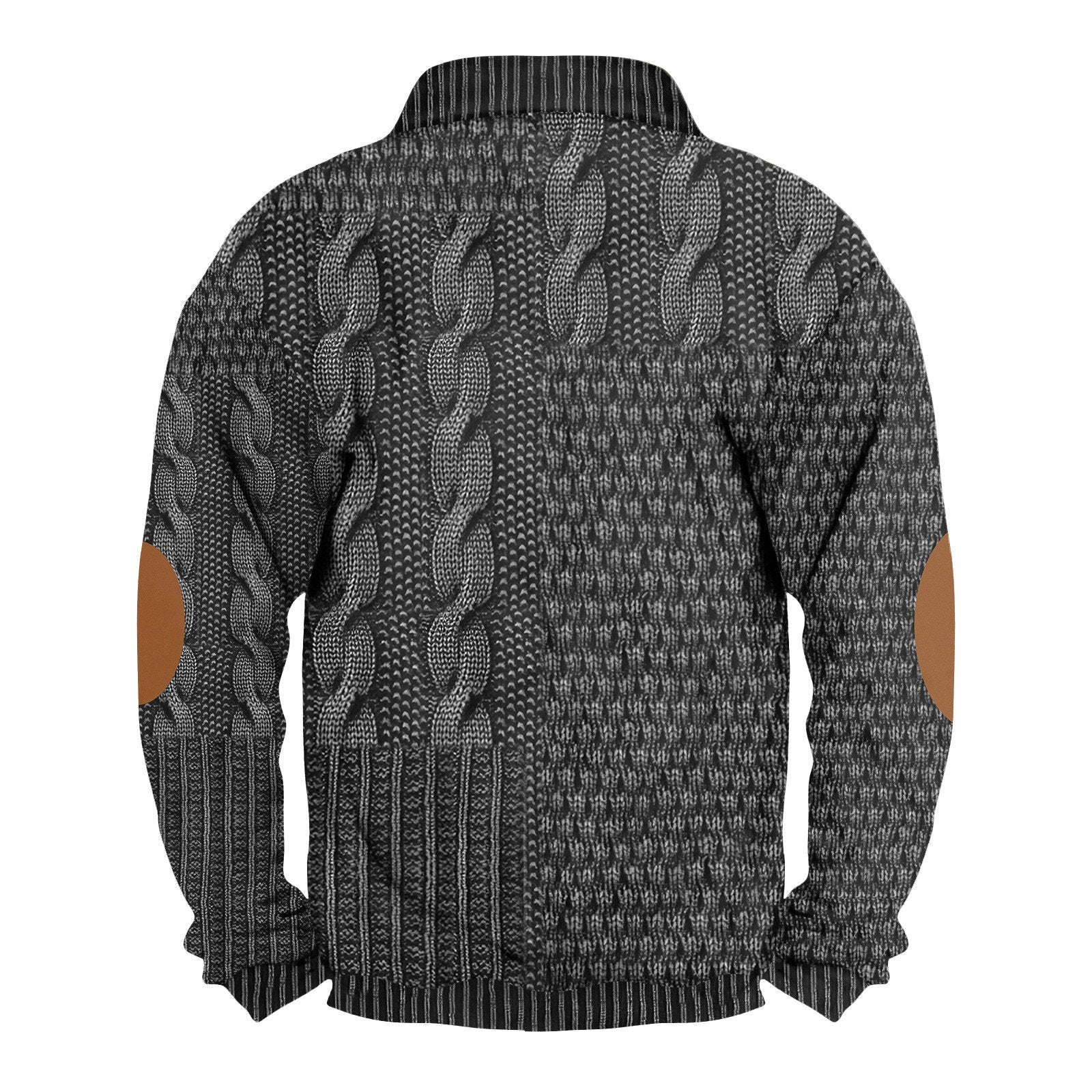 Heren Gebreide Pullover | Korte Ritsstijl
