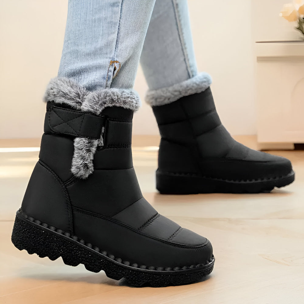 Dames Warme Gevoerde Snowboots – Waterdicht Antislip