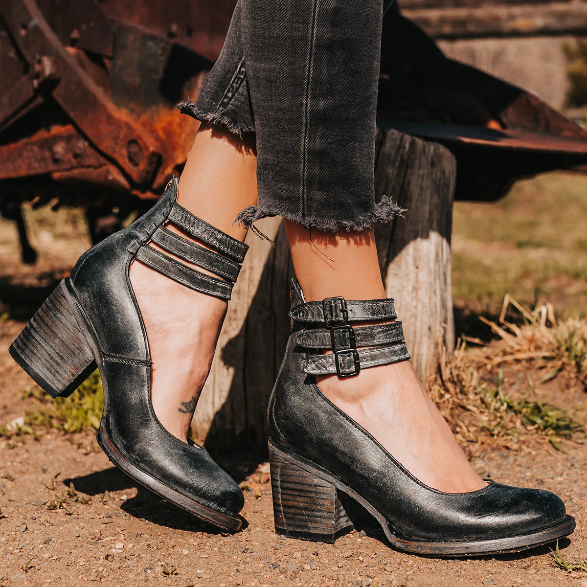 Dames Zomer Hakschoenen | Hoog, Riemsluiting
