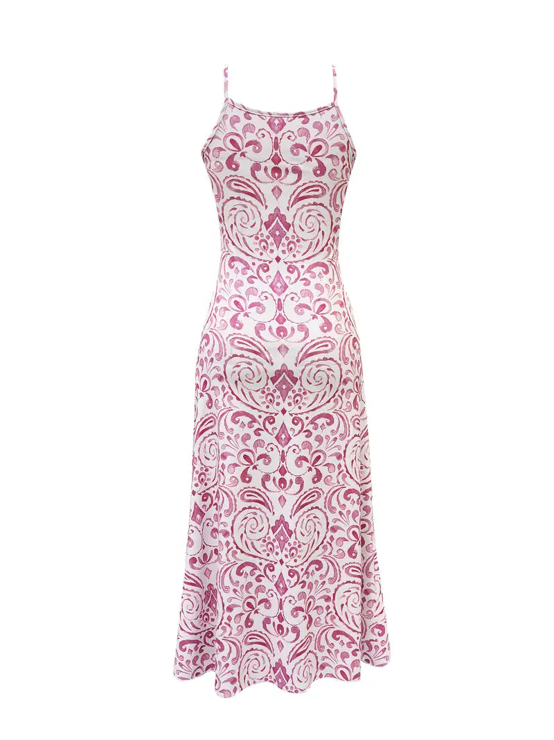 Abito estivo maxi A-line leggero da donna