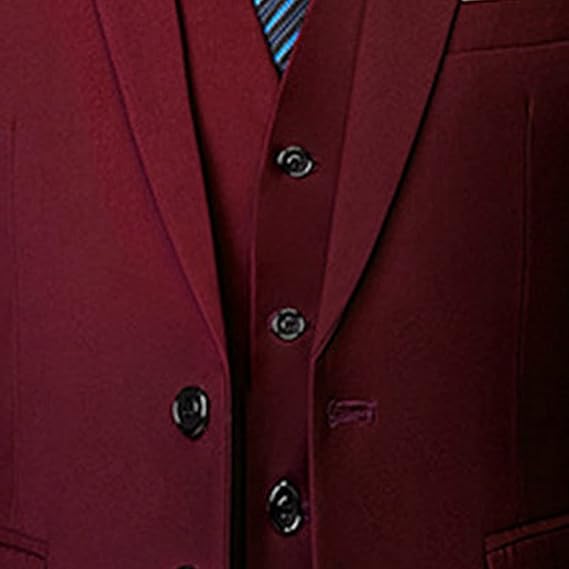 Heren Elegant Driedelig Pak | Gilet, Slim Fit