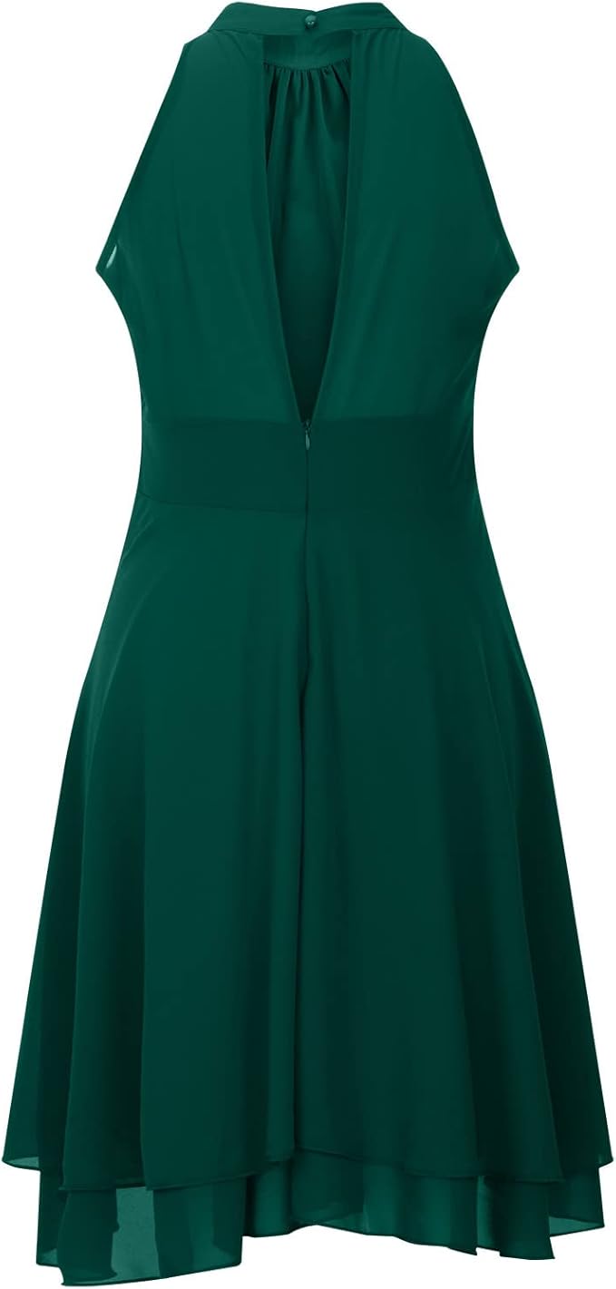Abito da sera elegante A-line per donne | Midi