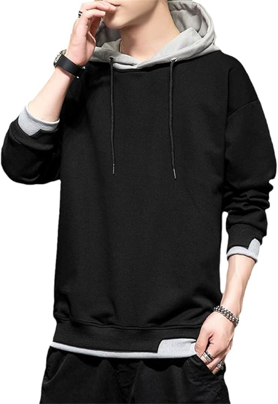 Heren Oversized Sweatshirts | Met Kap in Contrastkleur