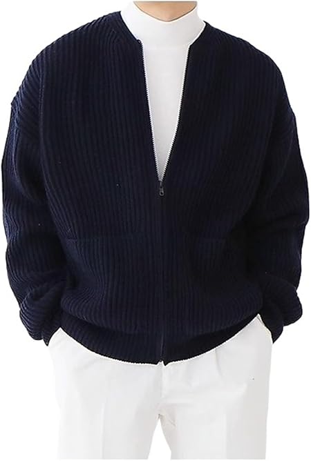 Cardigan da uomo | Cerniera morbida in stile casual