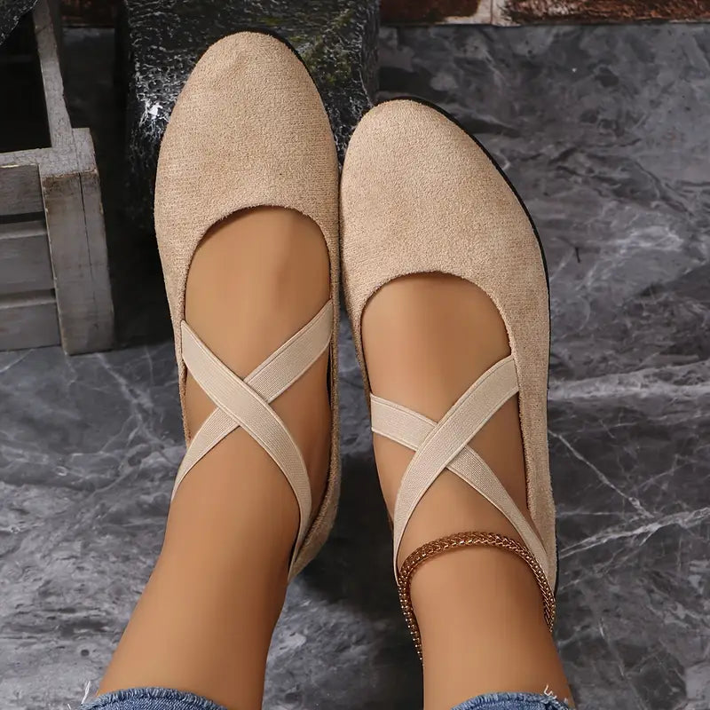 Dames Elegante Ballerina's | Kruisbanden
