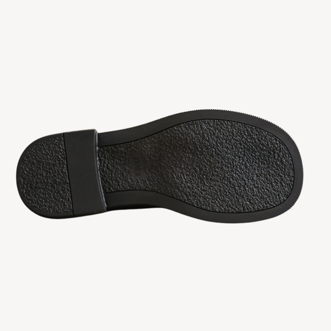 Dames Zomerse Leren Loafers | Elegant, Zwart