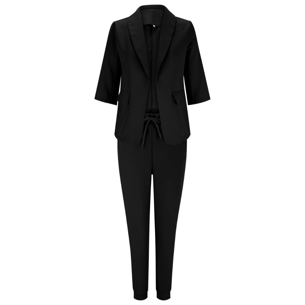 Dames Modern Elegant Zomer Set | Slim Fit, Met Hosen
