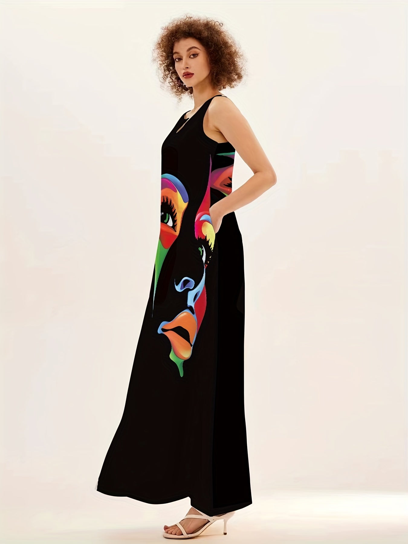 Abito estivo elegante artistico da donna | Maxi