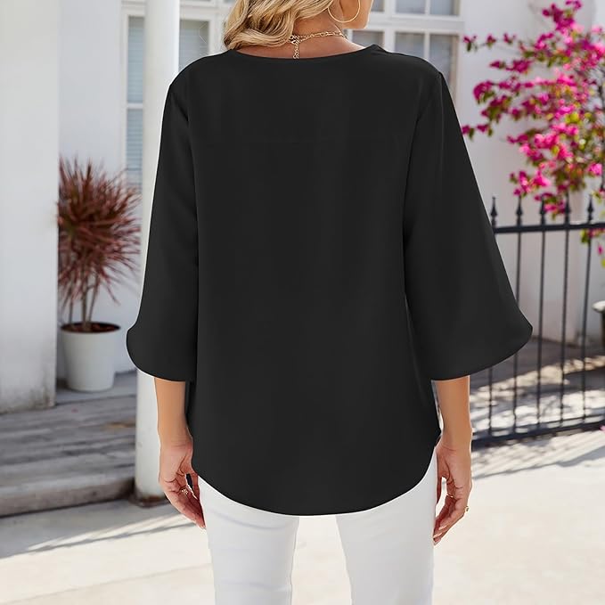Dames Zomer Tuniek | Langarm, Luchtig