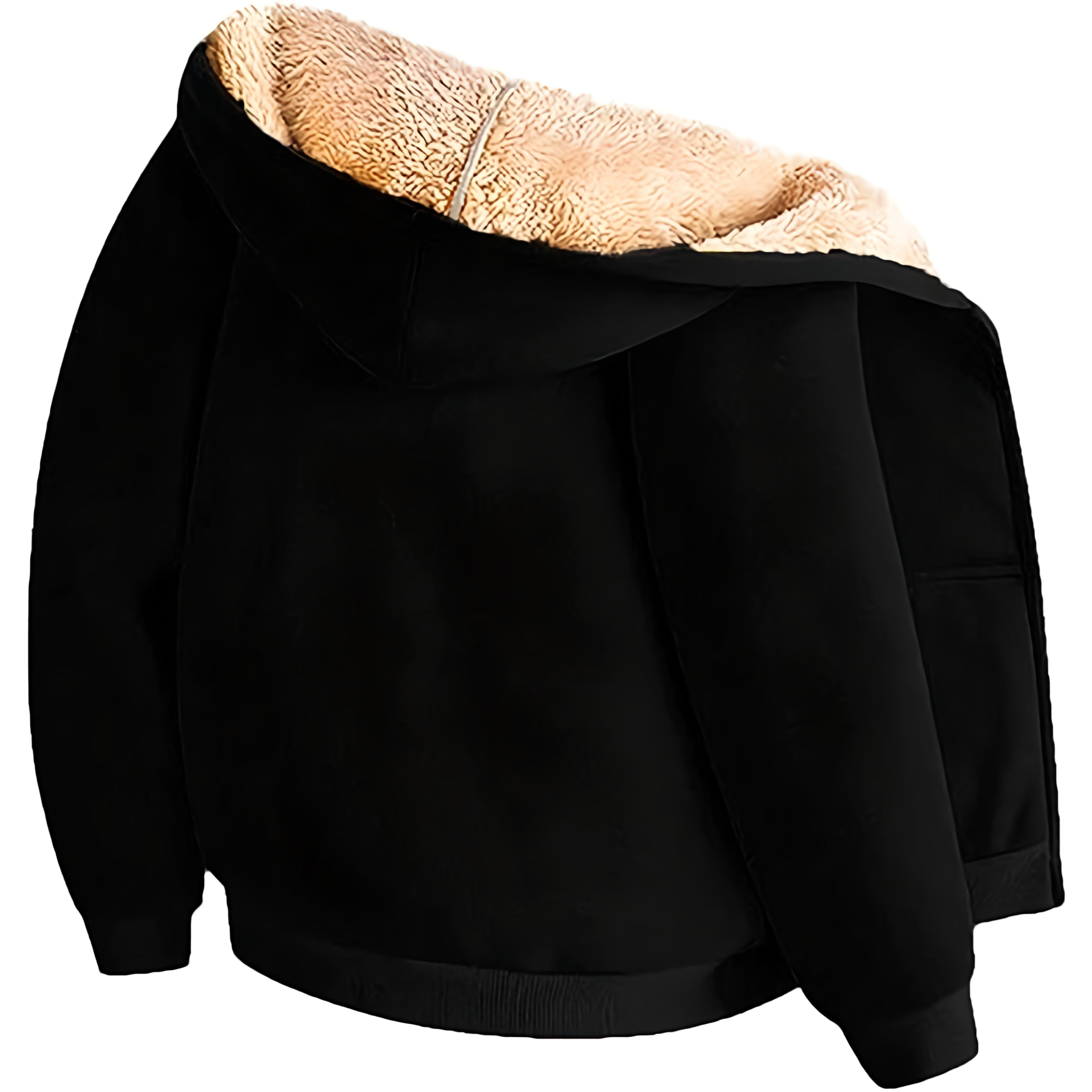Felpa con cappuccio in pile Teddy caldo da donna | Con cappuccio, cerniera