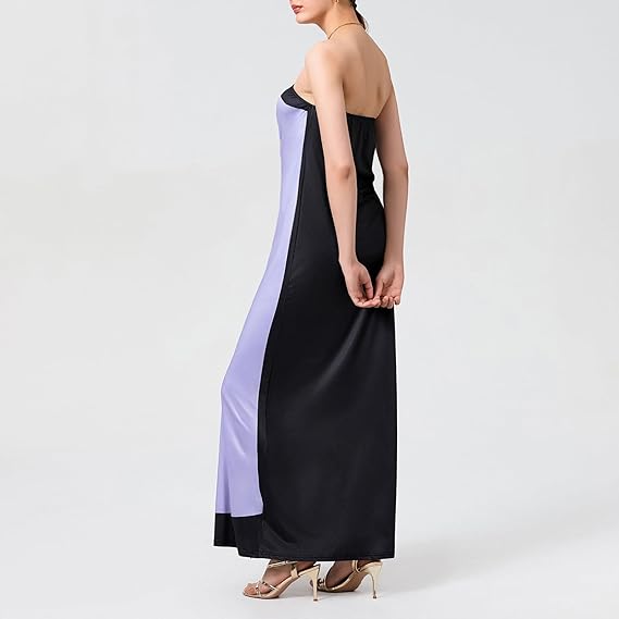 Abito estivo elegante da donna con stampa astratta | Maxi