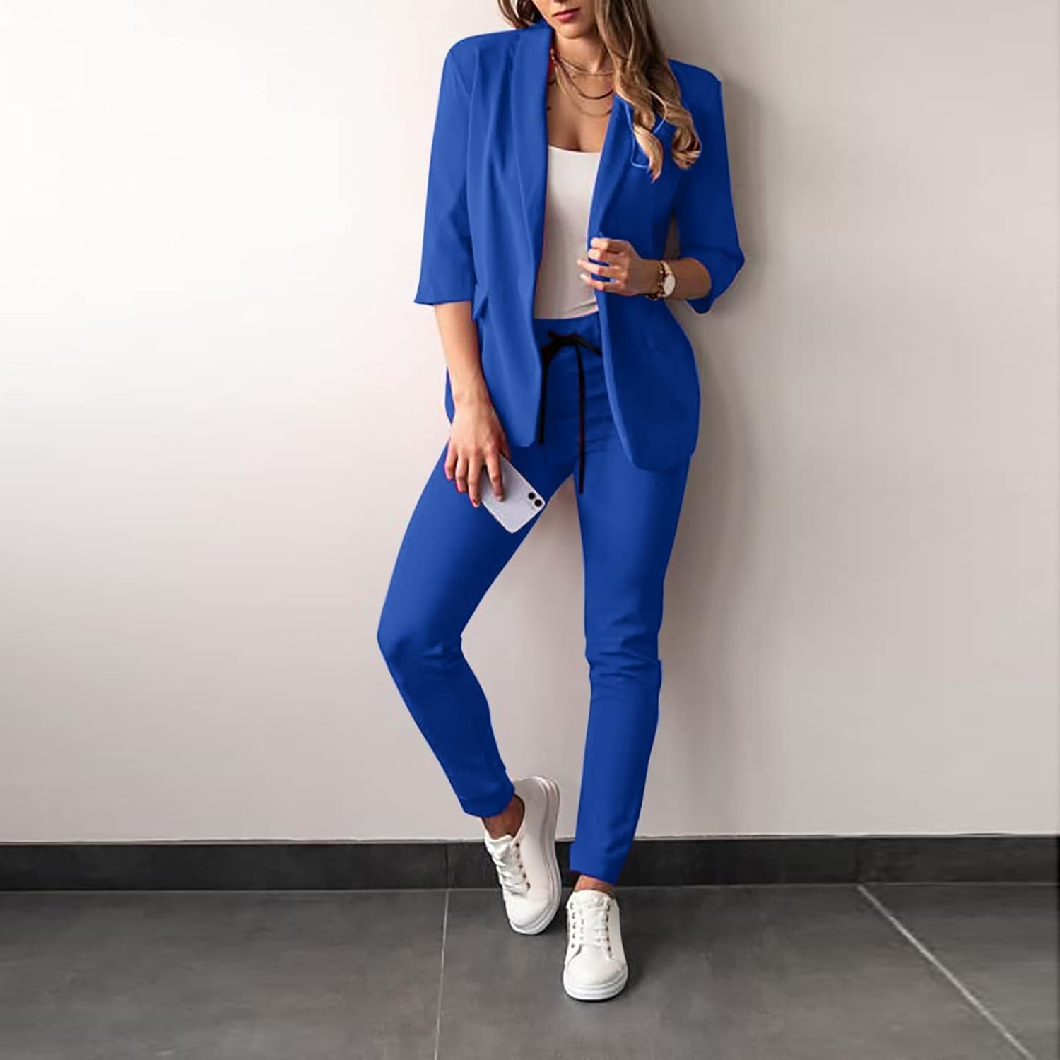 Dames Modern Elegant Zomer Set | Slim Fit, Met Hosen
