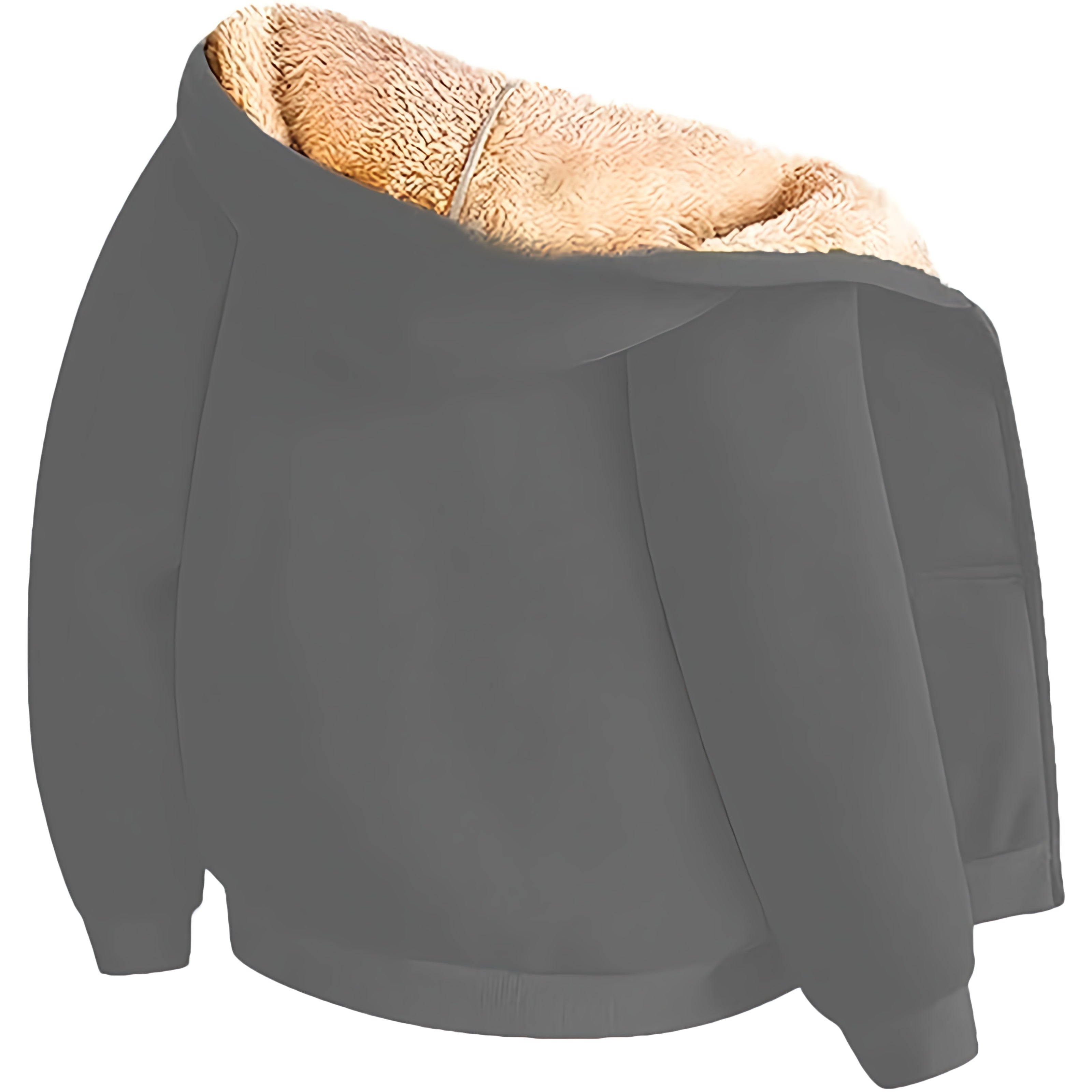 Felpa con cappuccio in pile Teddy caldo da donna | Con cappuccio, cerniera