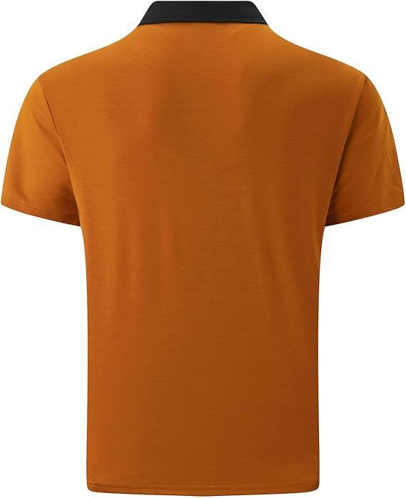 Polo stampata da uomo | Colletto a contrasto