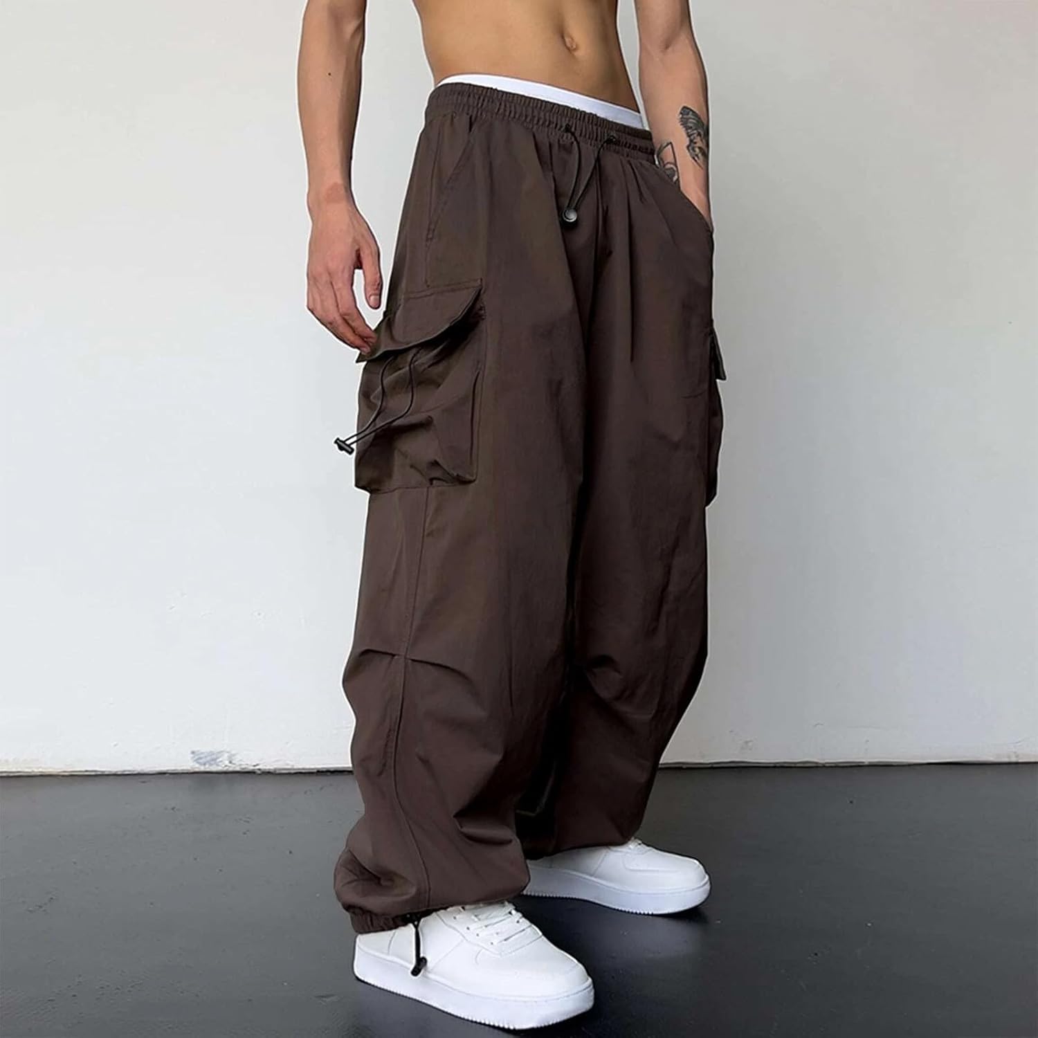 Pantaloni Baggy da Uomo | Stile Tasche Cargo