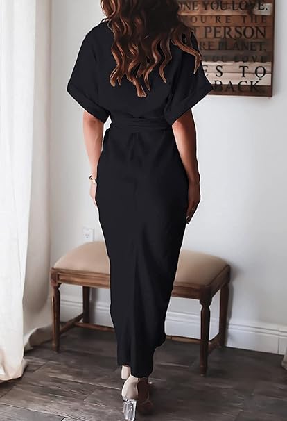 Dames Elegante geknoopte zomerjurk | Maxi