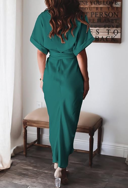 Dames Elegante geknoopte zomerjurk | Maxi