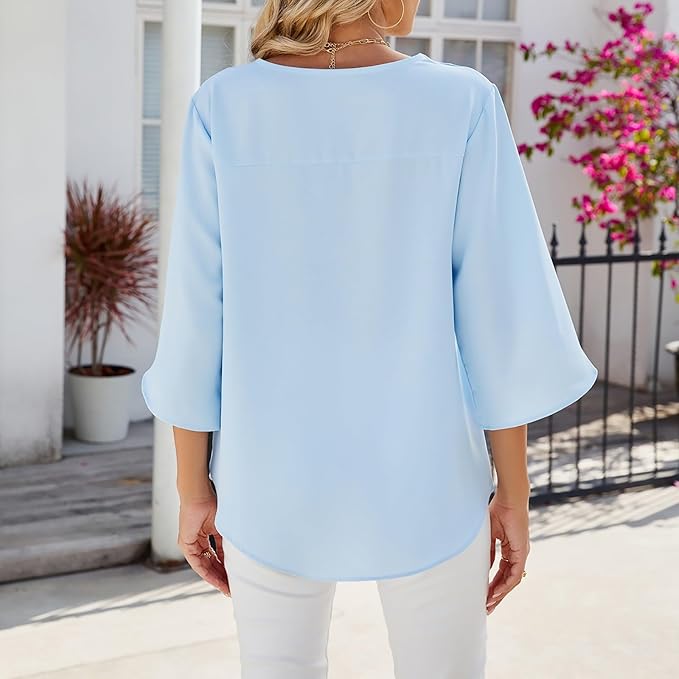 Dames Zomer Tuniek | Langarm, Luchtig