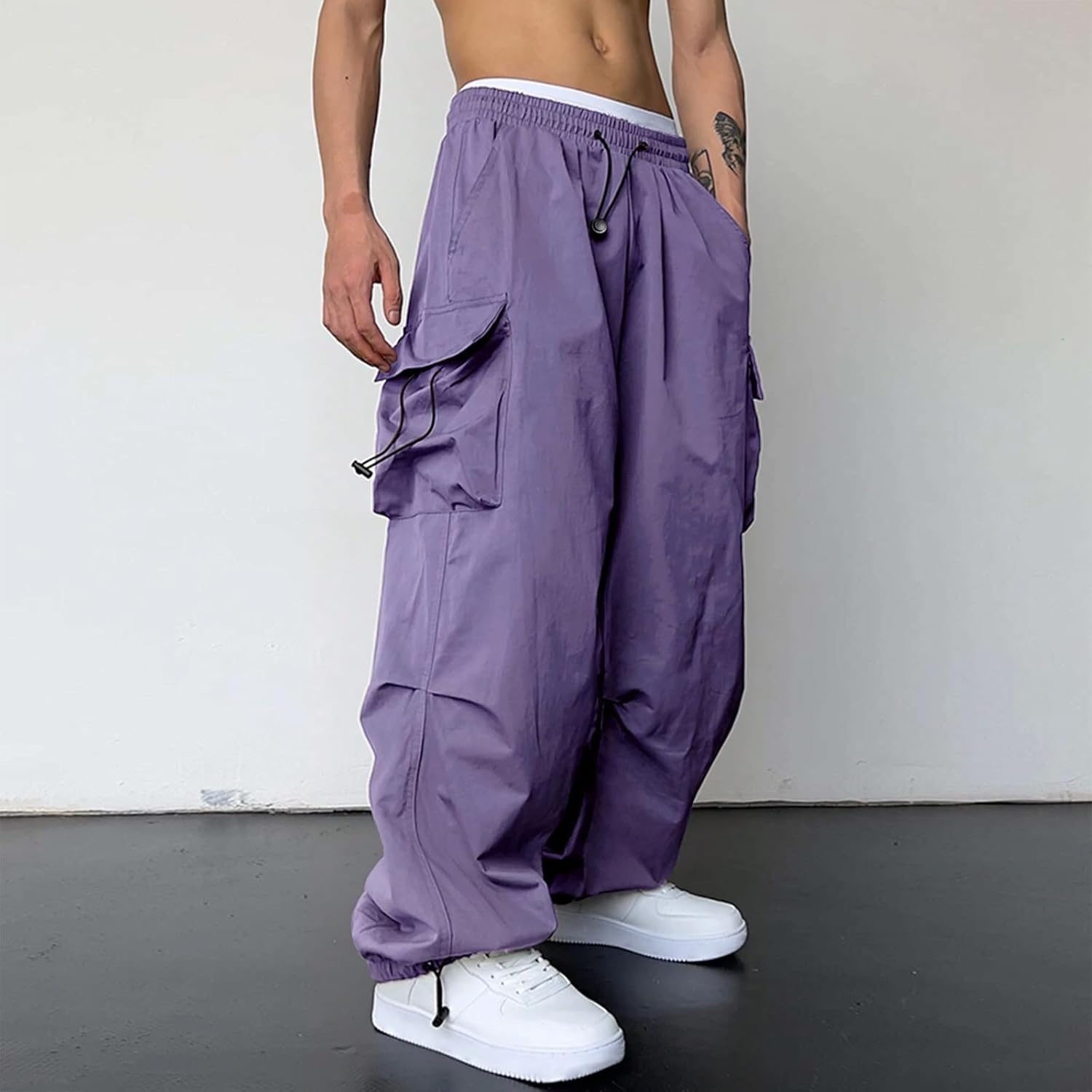 Heren Baggy Broek | Cargozakkenstijl