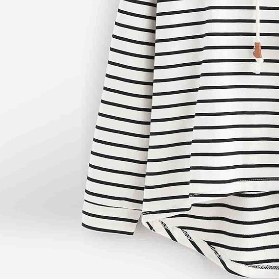 Dames Zomer Hoodie | Gestreept, Met Capuchon