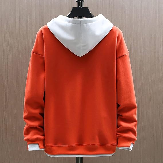 Heren Oversized Sweatshirts | Met Kap in Contrastkleur