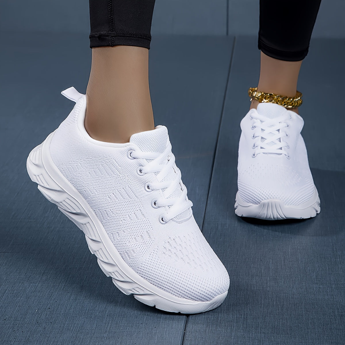 Dames Comfortabele Ademend Hardloopschoenen | Lichtgewicht Slipvast