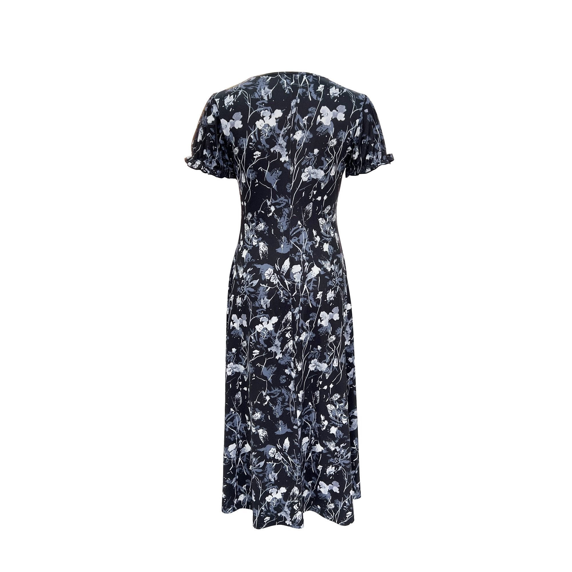 Dames Elegante zomerjurk met bloemenpatroon | Midi