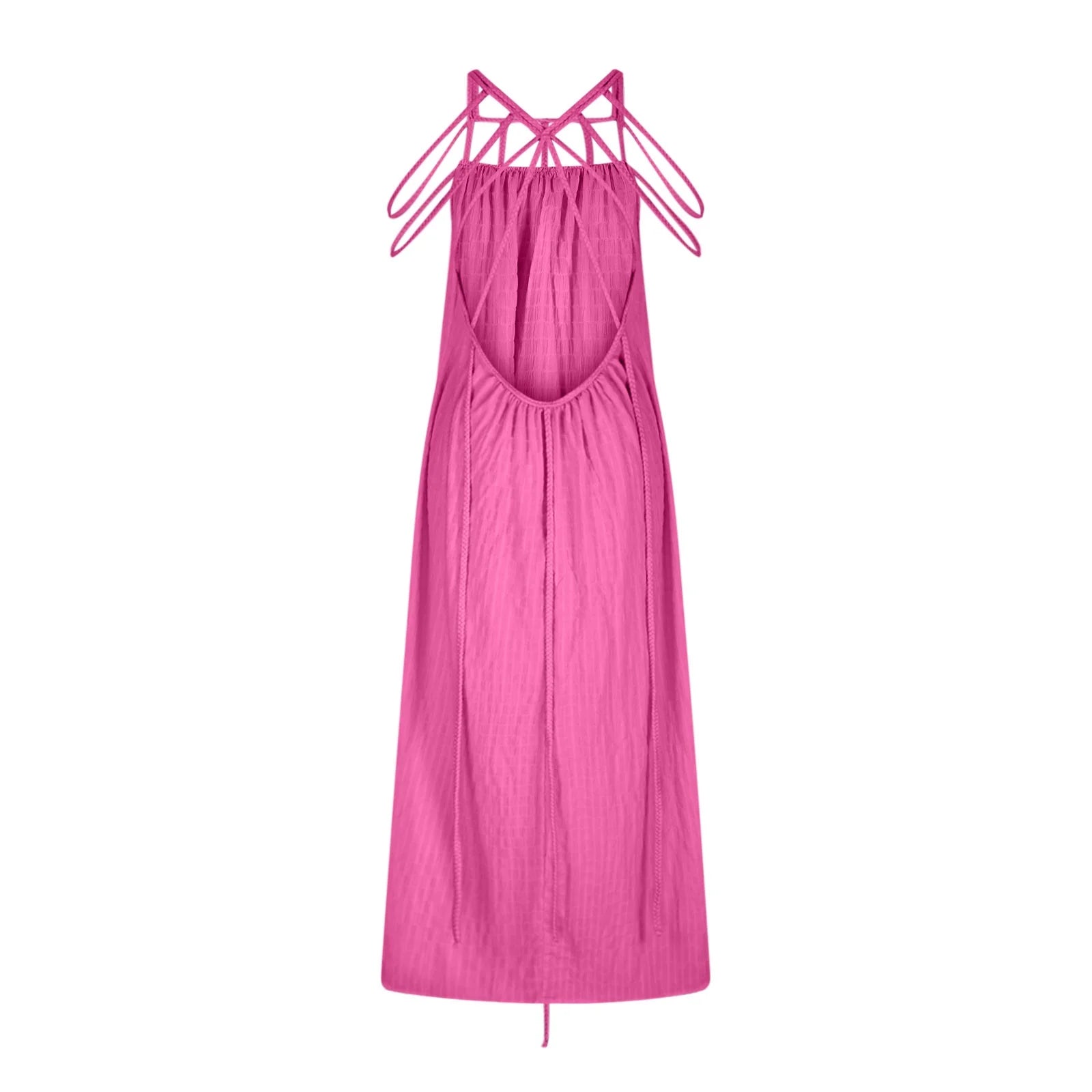 Dames Geplooide Strandjurk Zomerjurk | Maxi